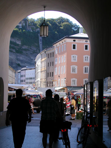 Salzburg street scene