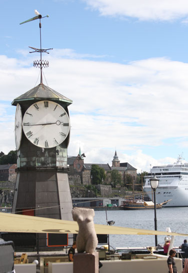 view toward Oslo festning